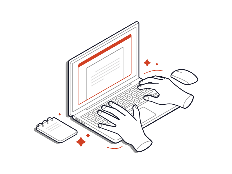 Hand typing keyboard 1