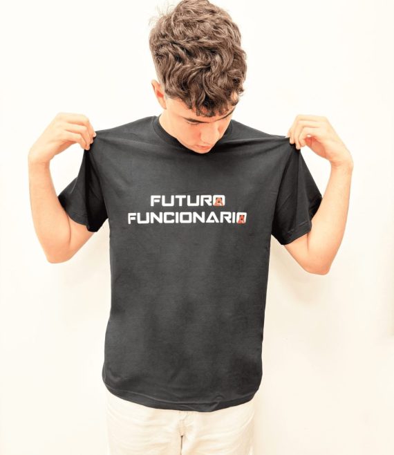 CAMISETA NEGRA FUTURO FUNCIONARIOA
