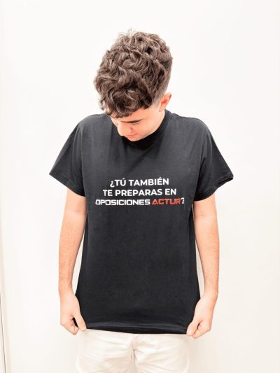 CAMISETA NEGRA TU TAMBIEN TE PREPARAS EN OA