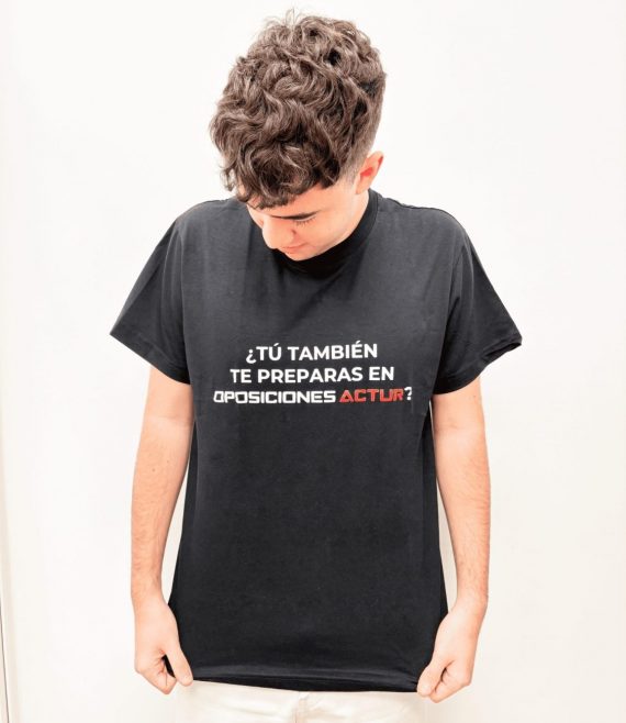 CAMISETA NEGRA TU TAMBIEN TE PREPARAS EN OA