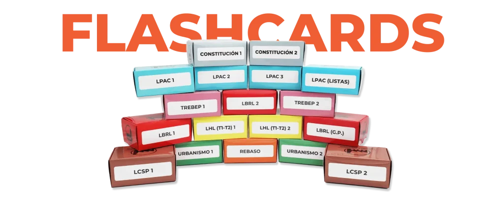flashcards oposiciones