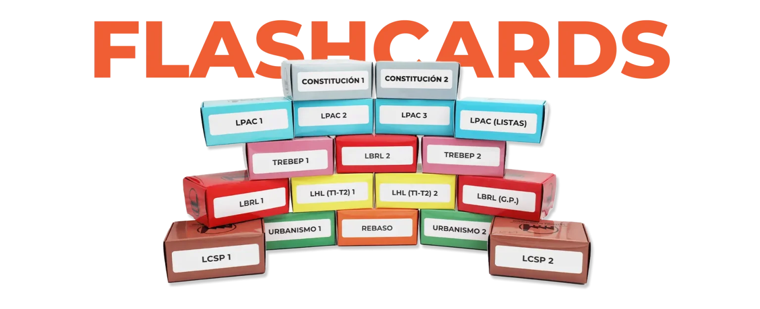 flashcards oposiciones