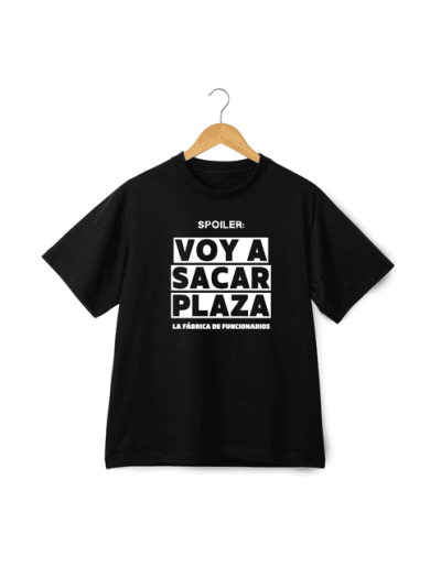 SPOILER VOY A SACAR PLAZA negra reducida