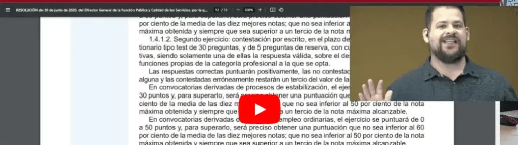 correccion en video examen auxiliar dga examen auxiliar administrativo dga