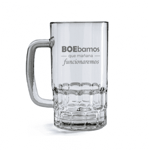 OPOJARRA "BOEBAMOS QUE MAÑANA FUNCIONAREMOS" Cristal transparente
